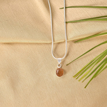 Yellow Sapphire Pendant