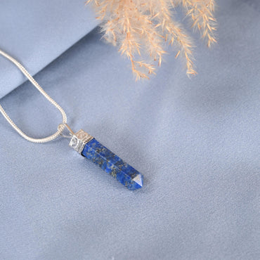 Lapis Lazuli Pencil Pendant