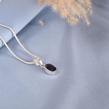 Blue Sapphire Pendant (Neelam)