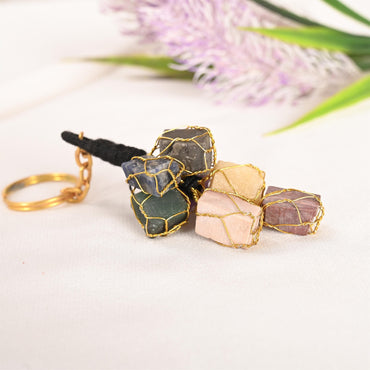 7 Chakra Tumble Keychain