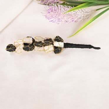 Black Tourmaline and Selenite Hanging