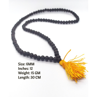 Original Karungali Malai (Ebony wood Mala) 108 Beads 6MM, 8MM,10MM With GOVT. Certificate